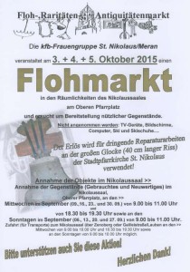 Flohmarkt 2015
