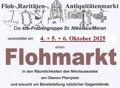 Flohmarkt-Warenannahme